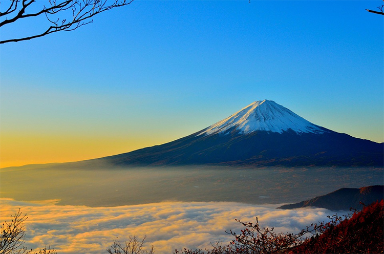 銭湯には富士山と牛乳