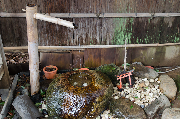 湯上りの至福、銭湯の坪庭